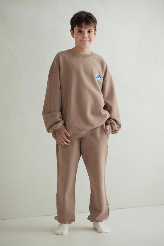 kids vibe set - desert tan