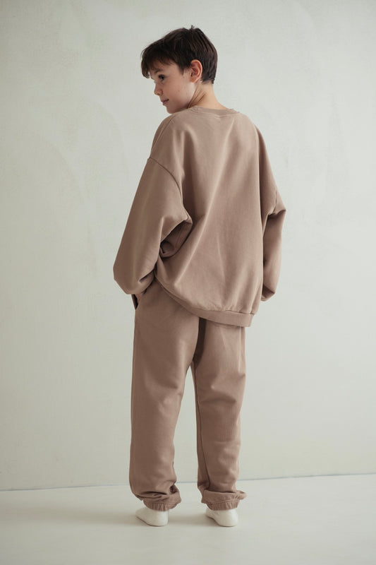 kids vibe set - desert tan