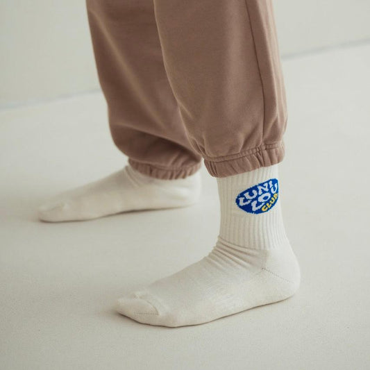 kids terra club socks - off white