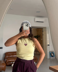 Fig Tank Top Butter Yellow