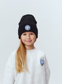 Kids club beanie black