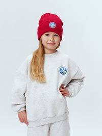 Kids club beanie ruby