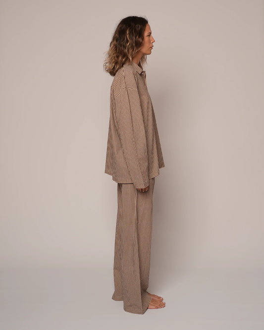 Marea - Pyjamas Marron check