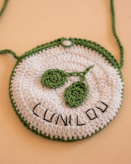 Olive Crochet Bag