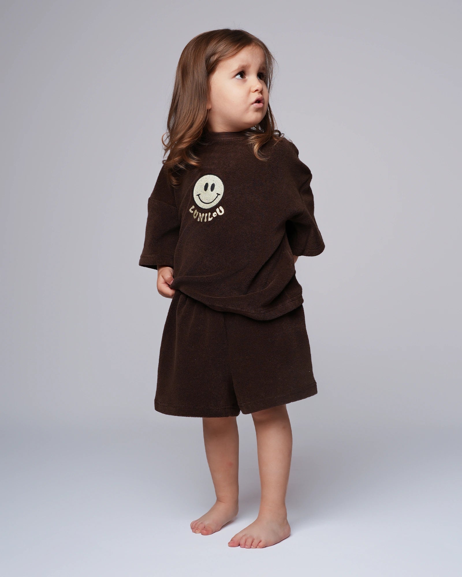 Palmas - Kids Terry Set Brown