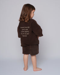 Palmas - Kids Terry Set Brown