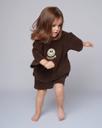 Palmas - Kids Terry Set Brown