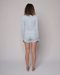 Paloma - Pointelle Set Short Azul