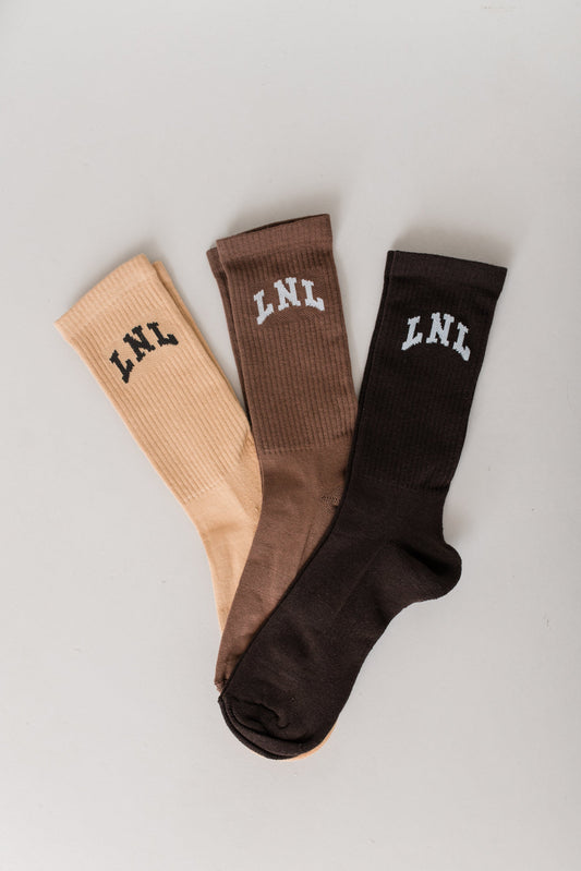 LNL socks - toffe