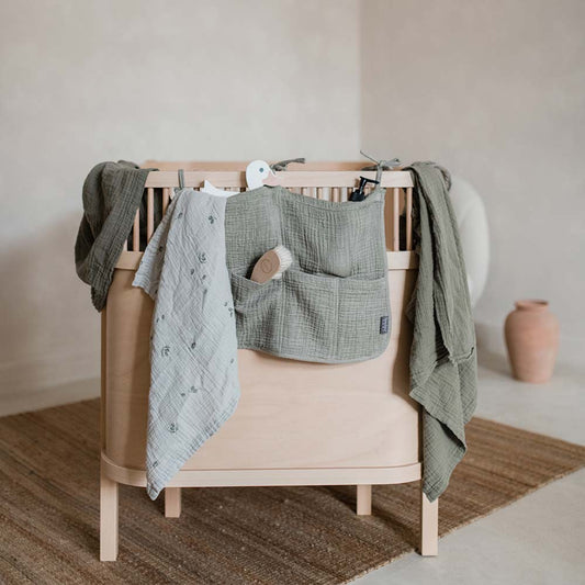 Muslin organizer Covert green