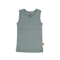 Kids tank top unisex silver blue/iced latte