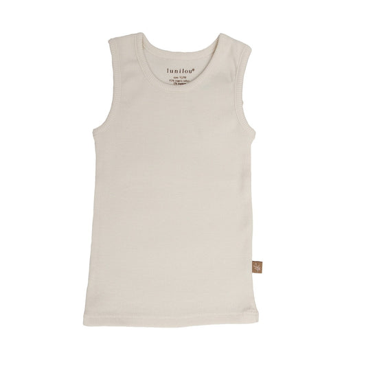 Kids tank top unisex off white