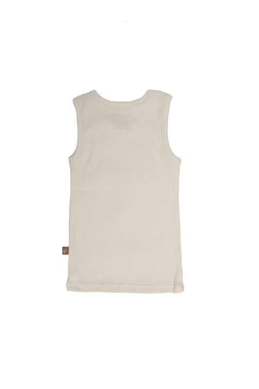 Kids tank top unisex off white