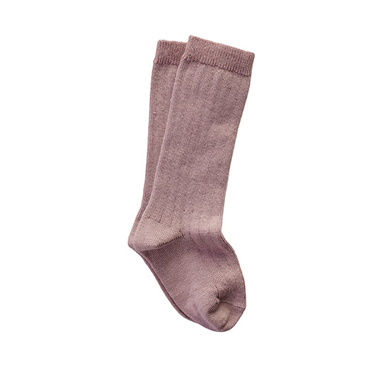 Knee-High Socks Mauve