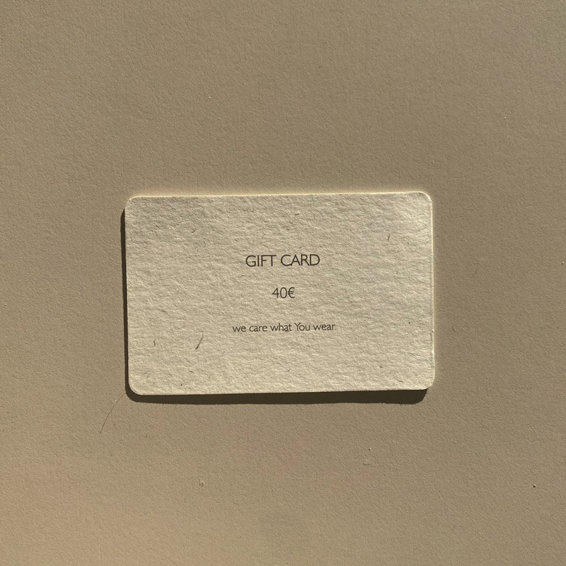Physical gift card 40€