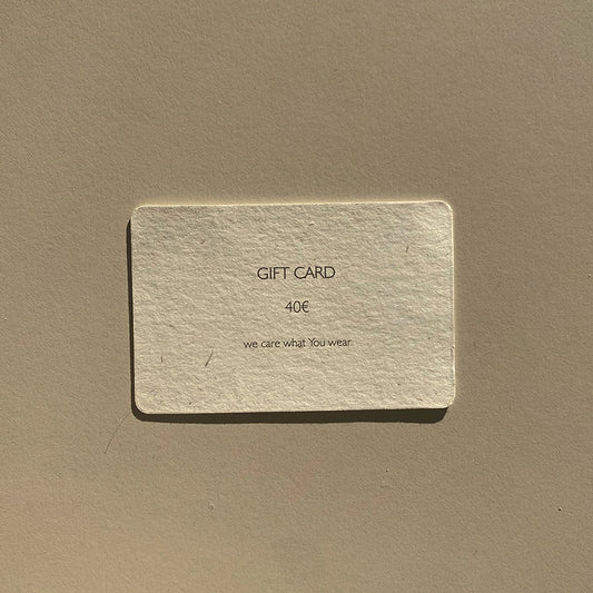 Physical gift card 40€