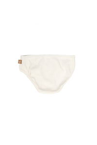 Girls panties stripes sand/off white duopack