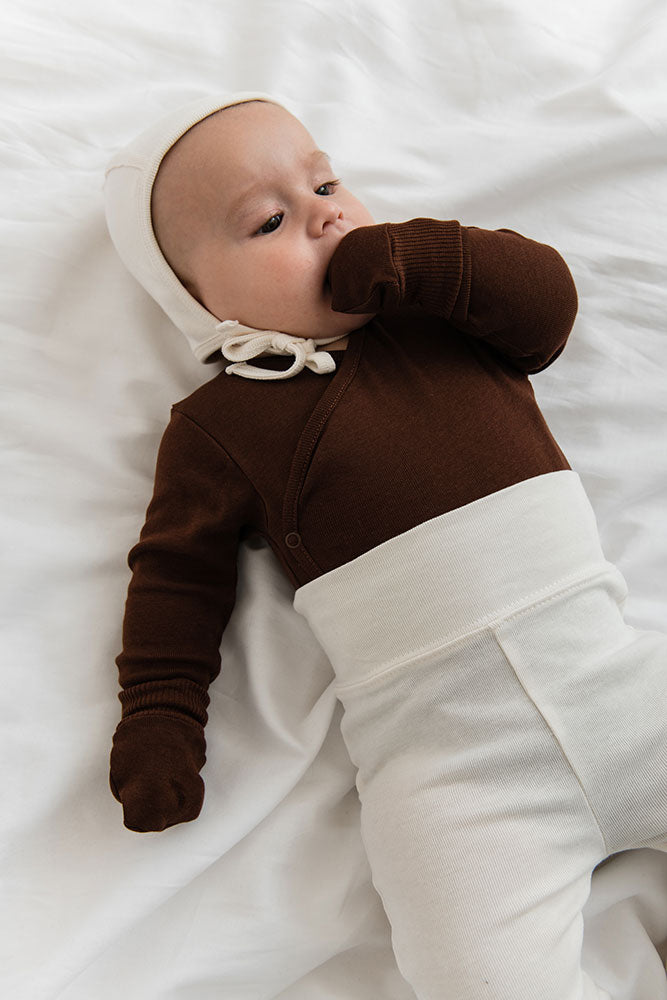 Newborn bonnet Off white