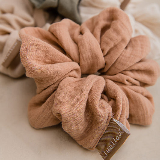 Hair scrunchie Maple sugar