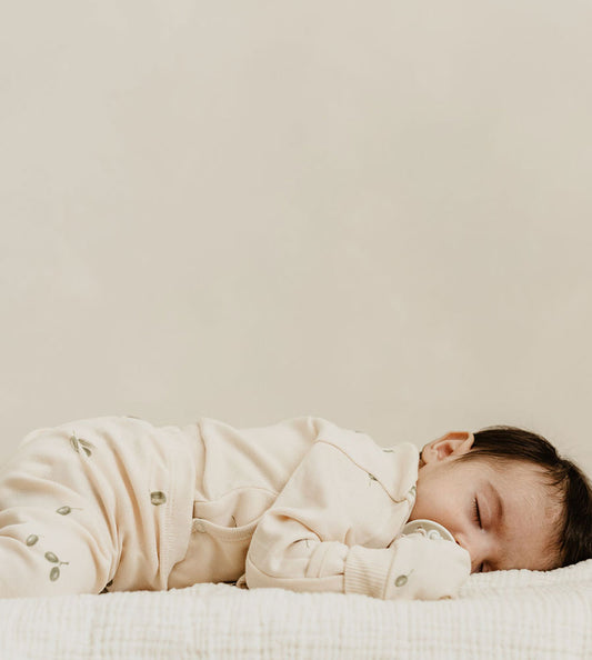 Newborn tights with slippers olives