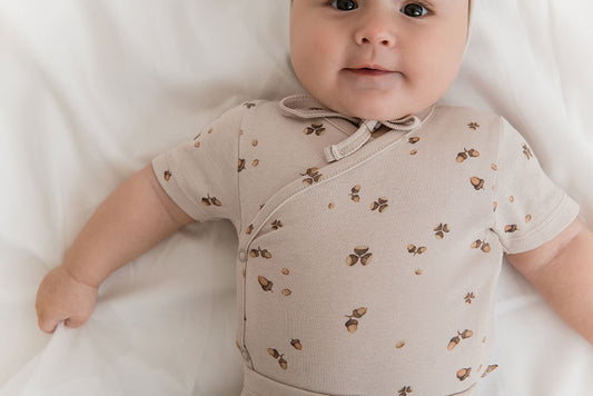 Newborn body short sleeves Acorn