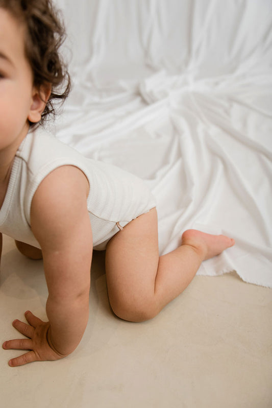 Rib tank body off white