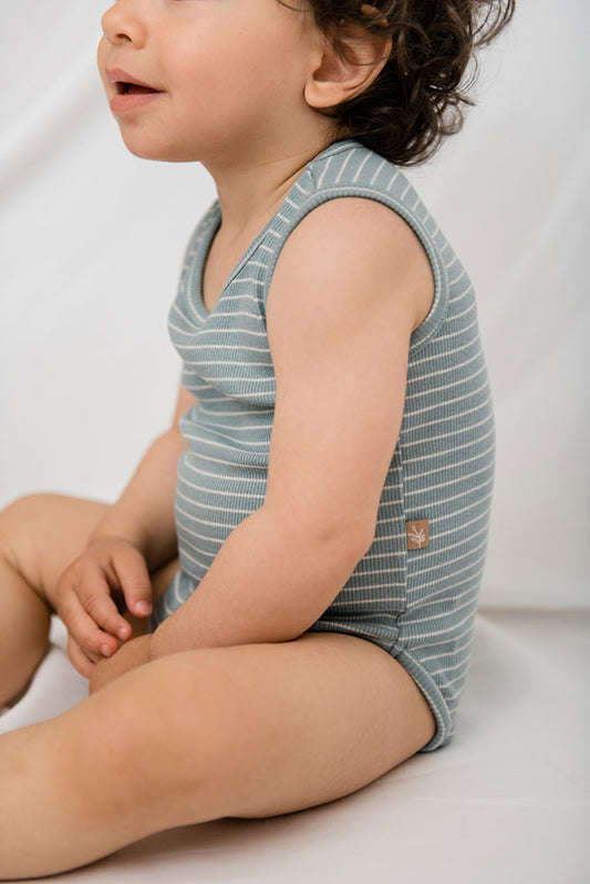 Rib tank body sakarun/iced latte