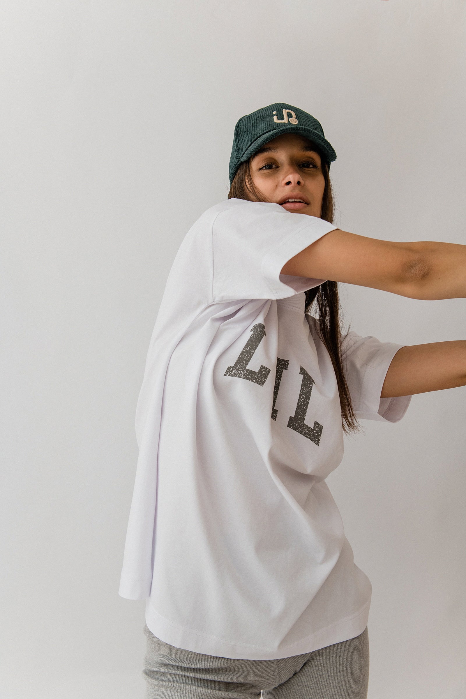 LNL unisex oversized t-shirt white