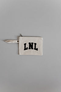 LNL oversized shopper  zipper and cosmetic bag