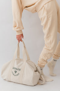 signature stitch trainers - sand