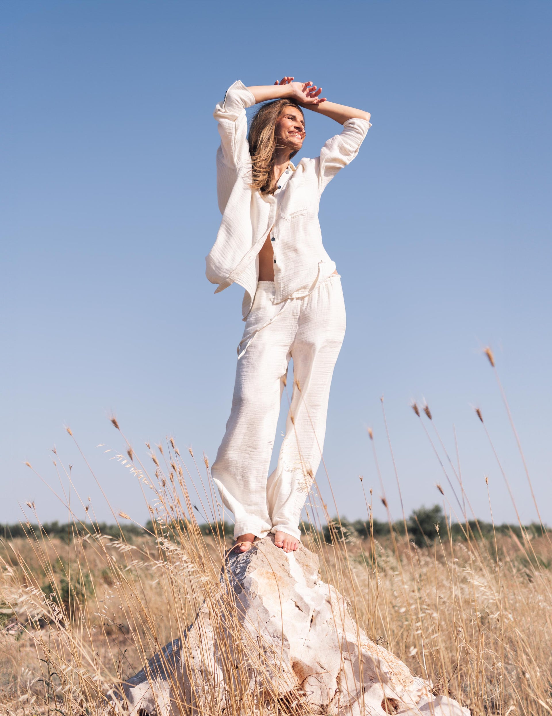 Ceres oversized muslin shirt