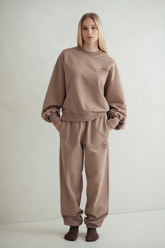 vibe joggers - desert tan