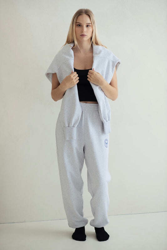 vibe joggers - stone grey