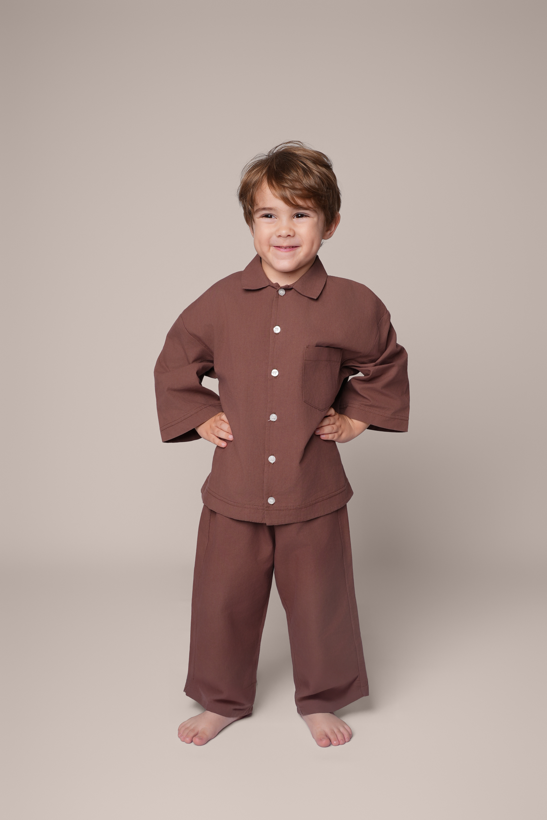 Marea - Kids Pyjamas Marron