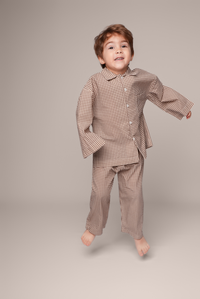 Marea - Kids Pyjamas Marron check