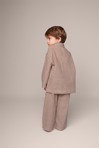 Marea - Kids Pyjamas Marron check