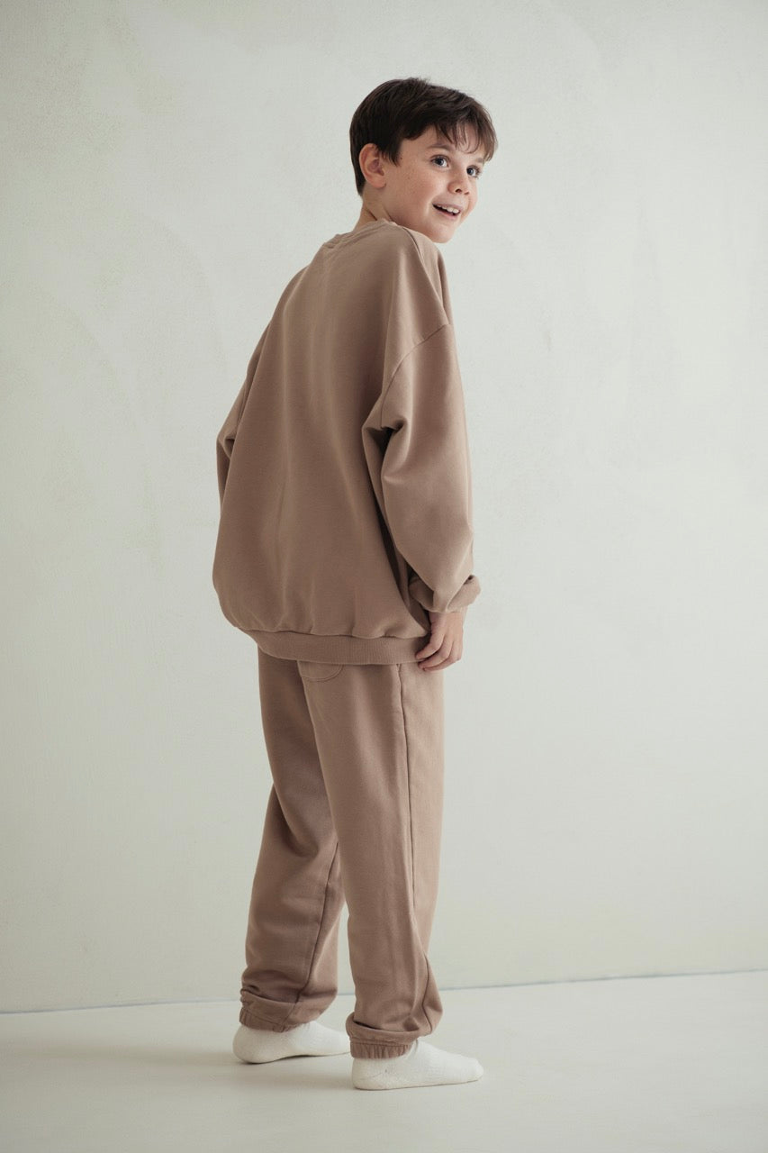 kids vibe set - desert tan