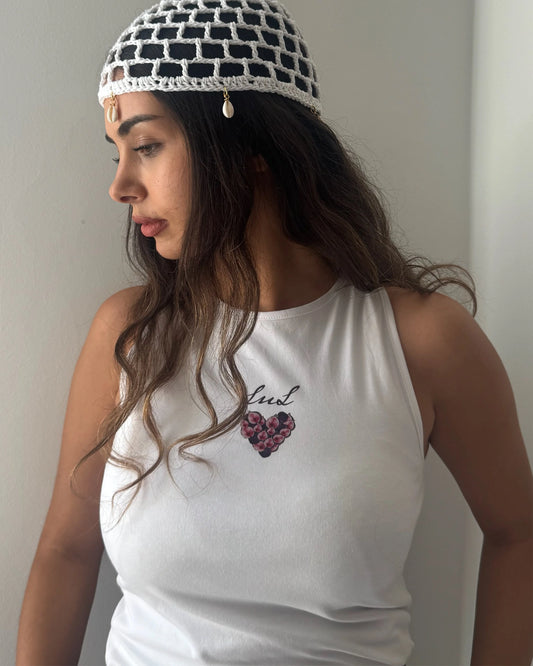 Fig Tank Top White