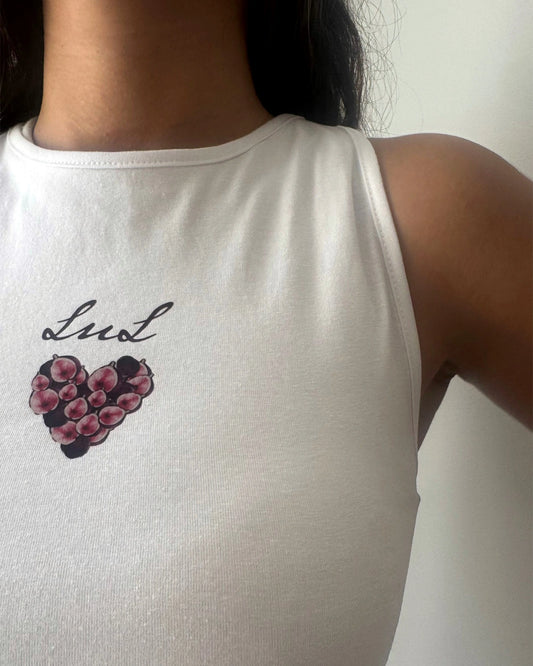 Fig Tank Top White
