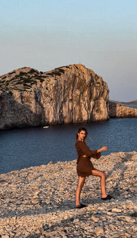 Isola shirt - chocolat