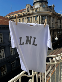 LNL unisex oversized t-shirt white