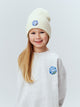 Kids club beanie white