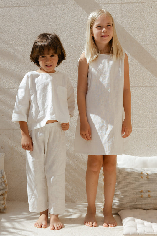 mila linen dress