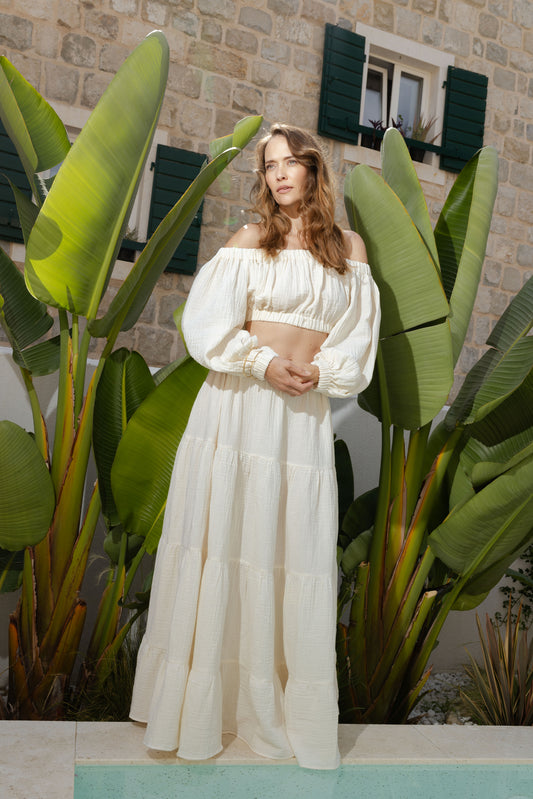 Mea Muslin Tiered Skirt