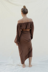 Alba dress/skirt - chocolat