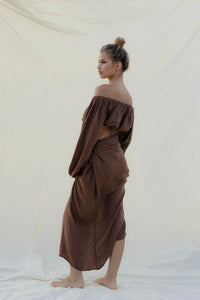 Alba dress/skirt - chocolat