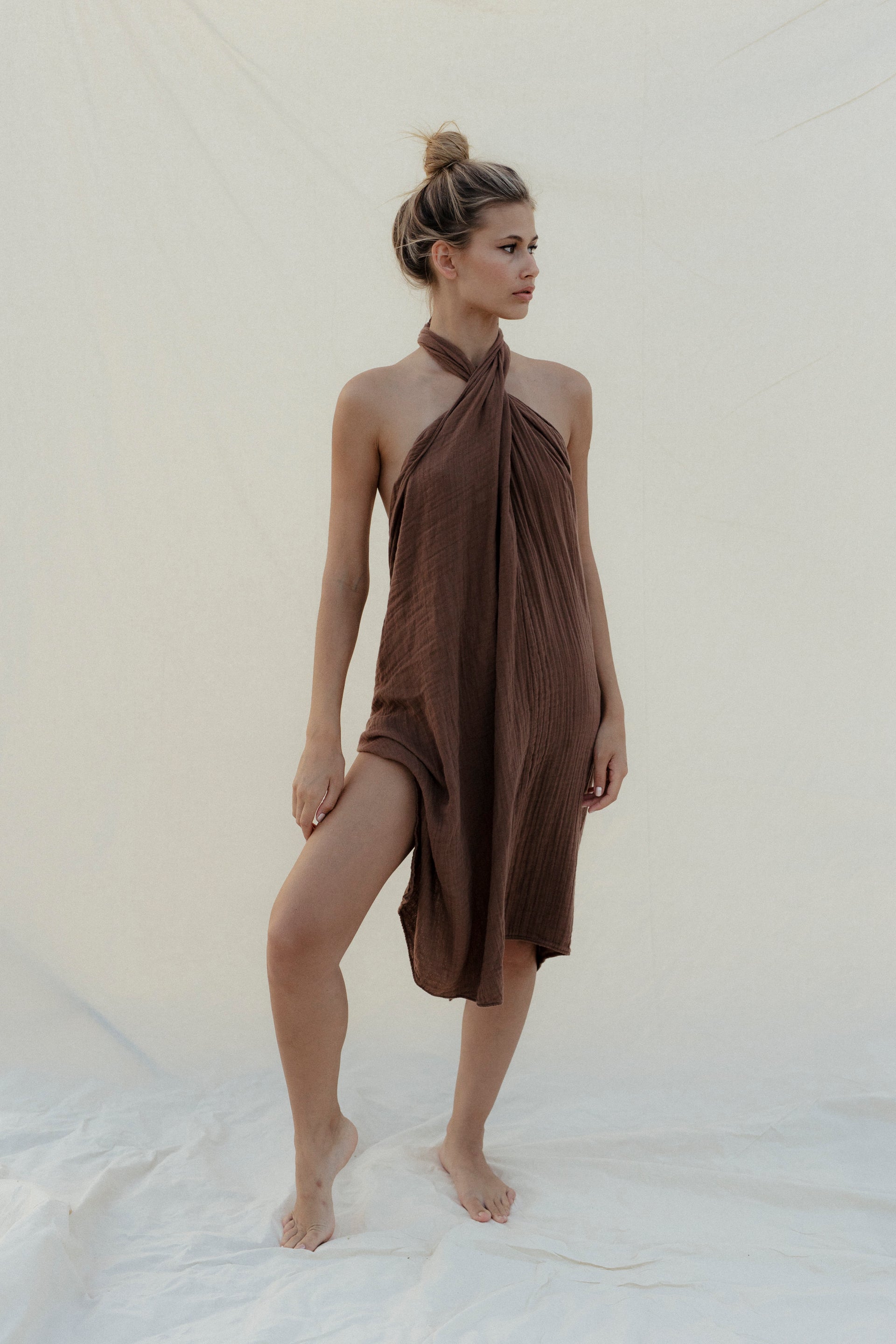 Alba dress/skirt - chocolat
