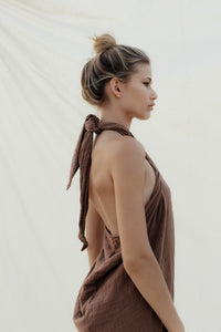Alba dress/skirt - chocolat
