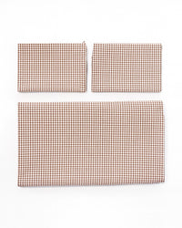 Marea - Bedding Set Marron check