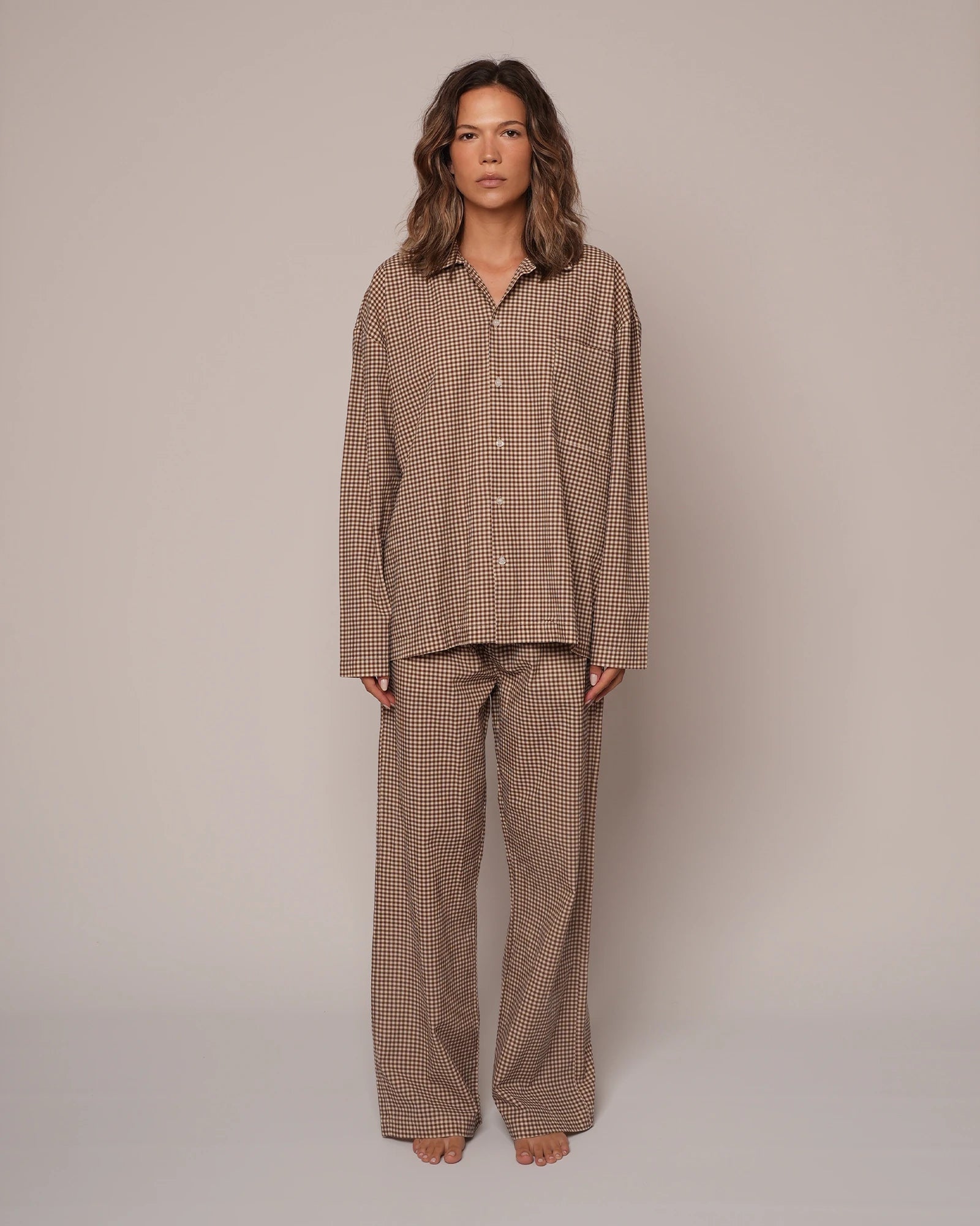 Marea - Pyjamas Marron check